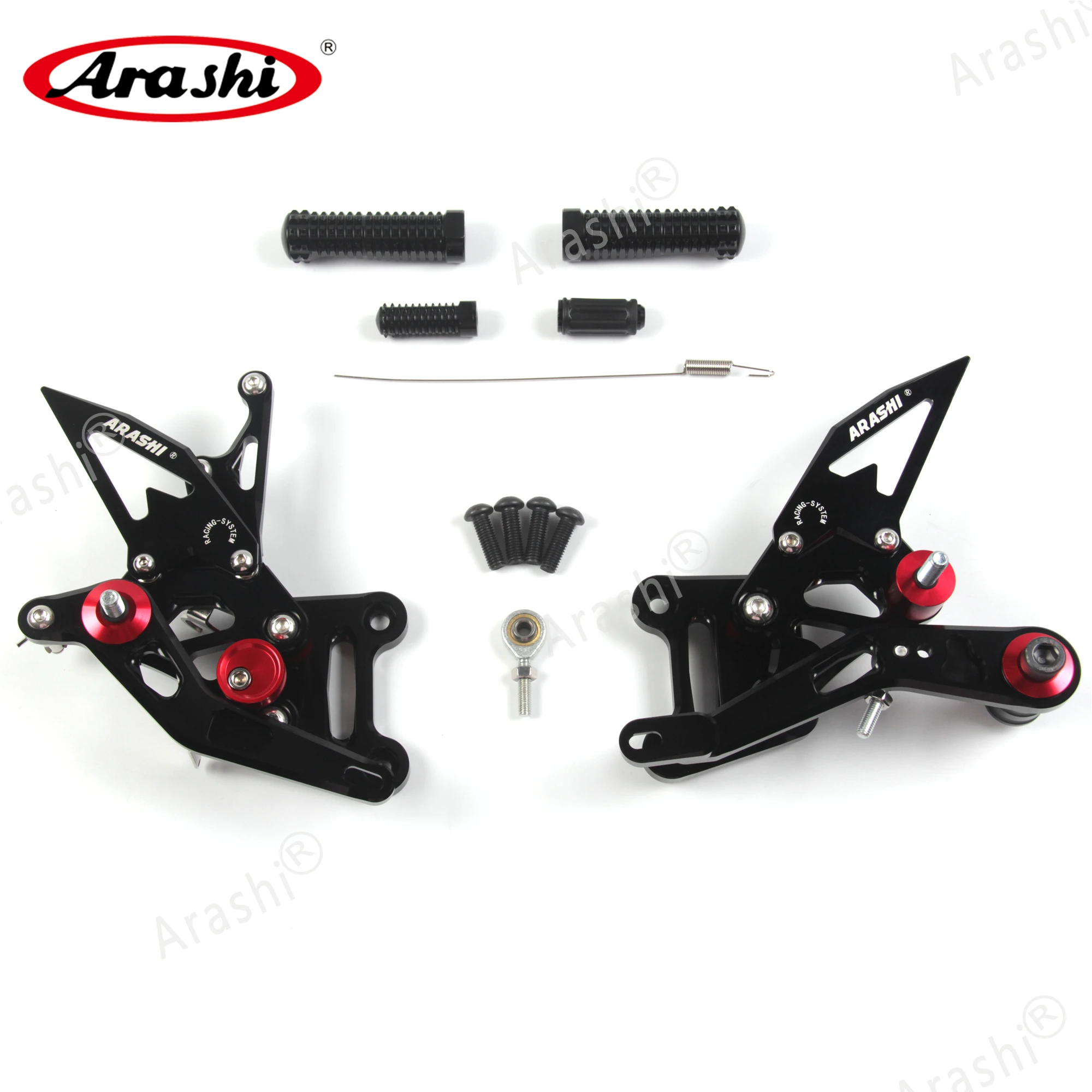 

Arashi For SUZUKI GSX-R1000 2017 2018 2019 2020 2021 2022 CNC Adjustable Footrests Foot Pegs Rider Footrest GSXR1000 GSXR 1000