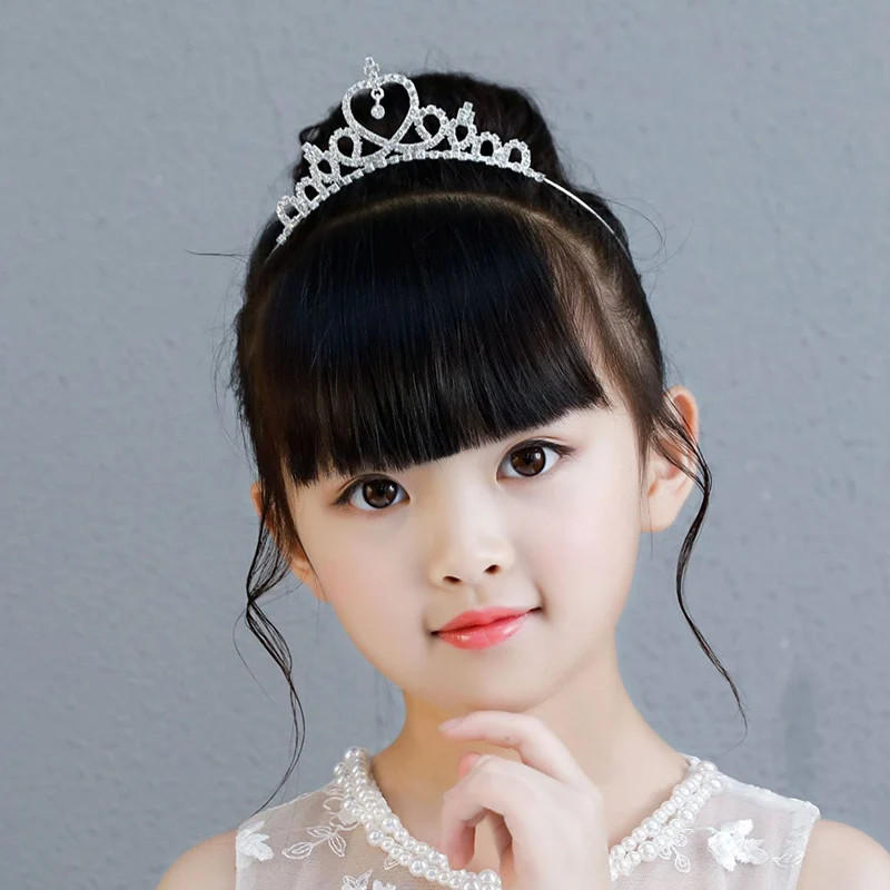 2019 детский головной убор корона принцессы ободок хрустальные свадебные