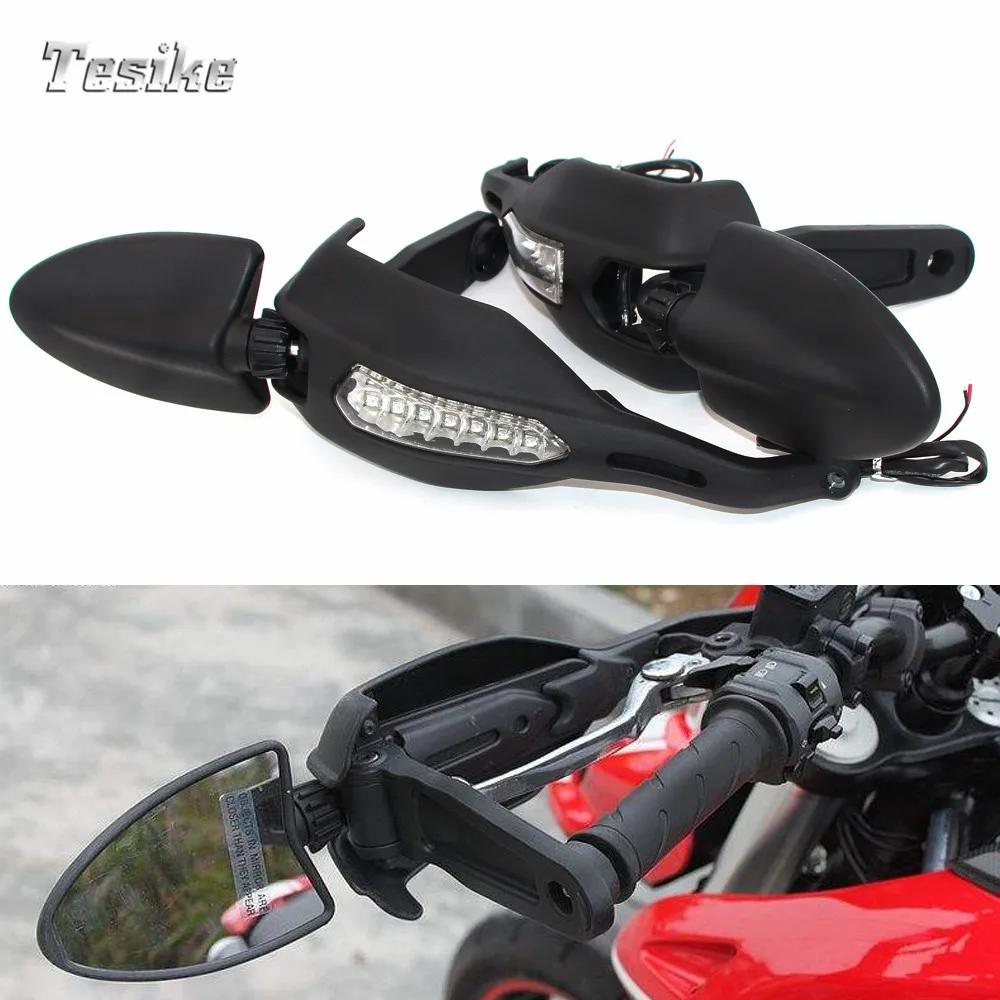 Для поездок на мотоцикле DUCATI 796 Hypermotard 1100S 2009-10 Руль Протектор с сигнальные лампы
