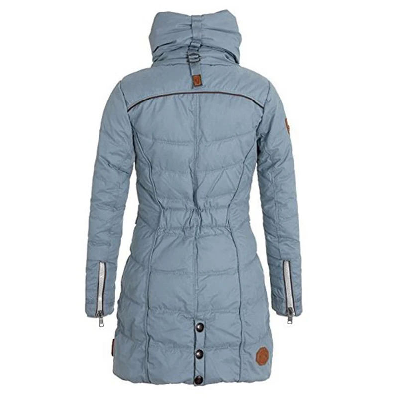 Новинка 2019 осенне-зимнее пальто хлопковый пуховик тонкий женский большой размер