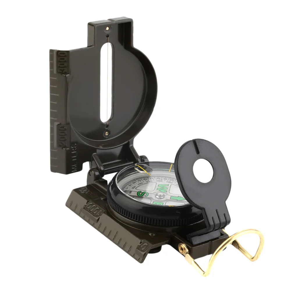 

2018 New Portable Mini Army Green US Style Milltary Compass For Outdoor Survival wholesale