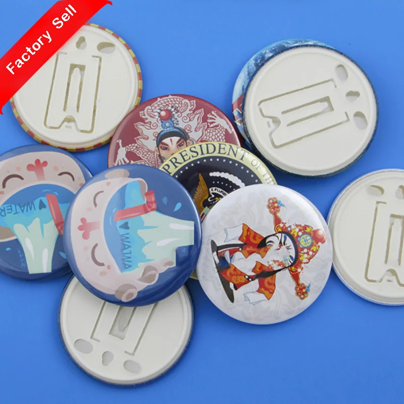Insignias de bot&oacute;n de 58mm, piezas de insignia de bot&oacute;n DIY, material en blanco, 1000 Uds.-2