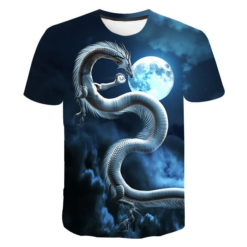 

Dragon 3D Printed T-Shirt Men Women Fashion Streetwear O-Neck Short Sleeve Hip Hop T Shirt Oversized Tees Tops