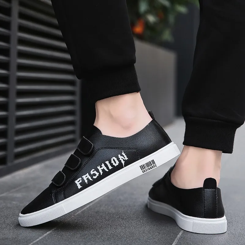 Мужские кожаные повседневные туфли классические модные мужские кроссовки на