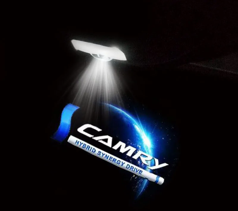 

2X Emblem Projector LED Car Door Light Decoration Accessories Ghost Shadow Laser Courtesy Lamp Welcome Luces For Camry 2006-2020