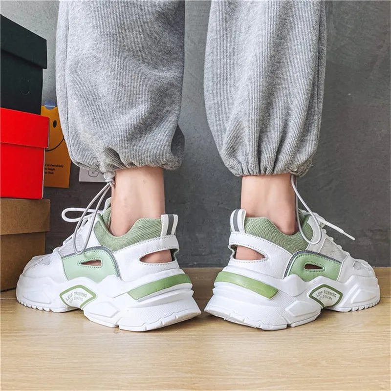 Кроссовки мужские на шнуровке из кожи в классическом стиле | Обувь