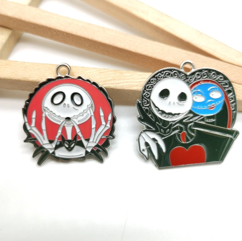 20 шт Кошмар перед Рождеством Металлические Подвески для изготовления ювелирных