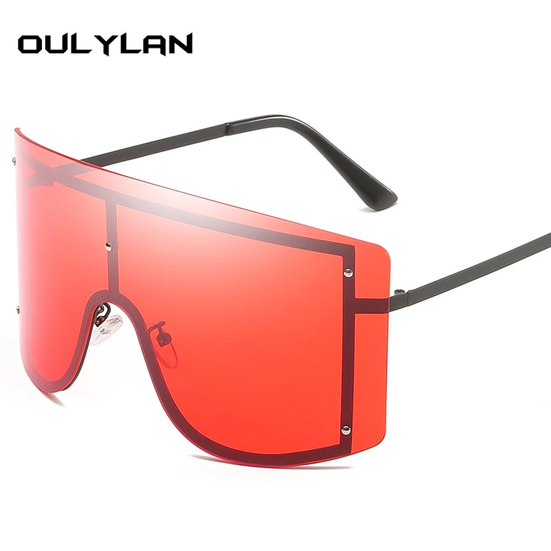 Солнцезащитные очки женские градиентные без оправы UV400|Женские солнцезащитные