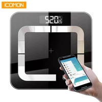 hot icomon i31 body weigh mi scale smart bathroom body fat weighing scale balance bluetooth human weigt bmi scale floor 20 data
