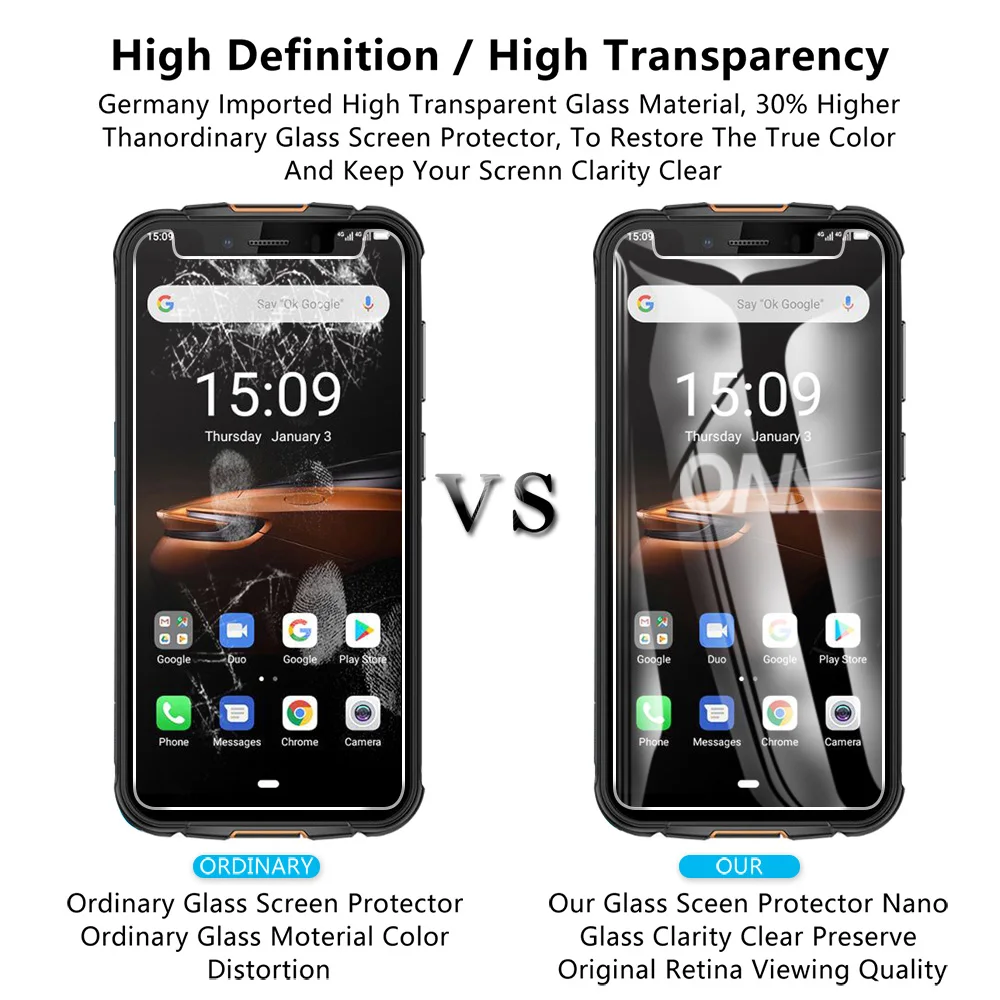 10 шт. закаленное стекло для Ulefone ARmor 5 Защита экрана 9H Премиум Закаленное 5S