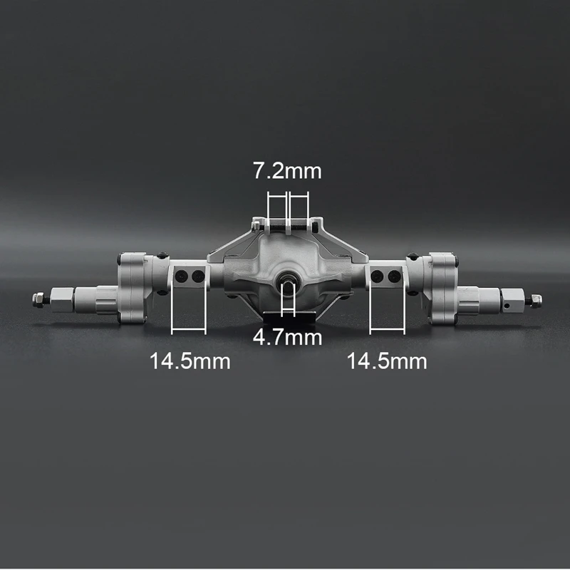 

1 Set RC Car Metal Wheel Rim Hub Spare Accessories & 1 Pcs Metal Front Portal Axle
