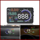 OHANEE 5,5 ''A8 HUD Автомобильный дисплей на лобовое стекло OBD II EUOBD светодиодная система сигнализации на лобовое стекло бортовой OBD сканер универсальный автомобиль
