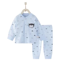 newborn spring clothes jacket trousers pure cotton breathable men and women baby universal kids clothing 2 sets 1 lot xb09