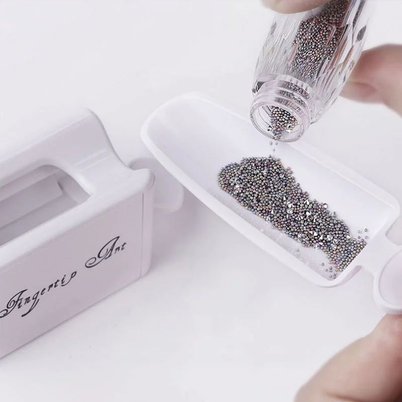 Двухслойный контейнер для маникюрного инструмента хранения пудры маникюра |