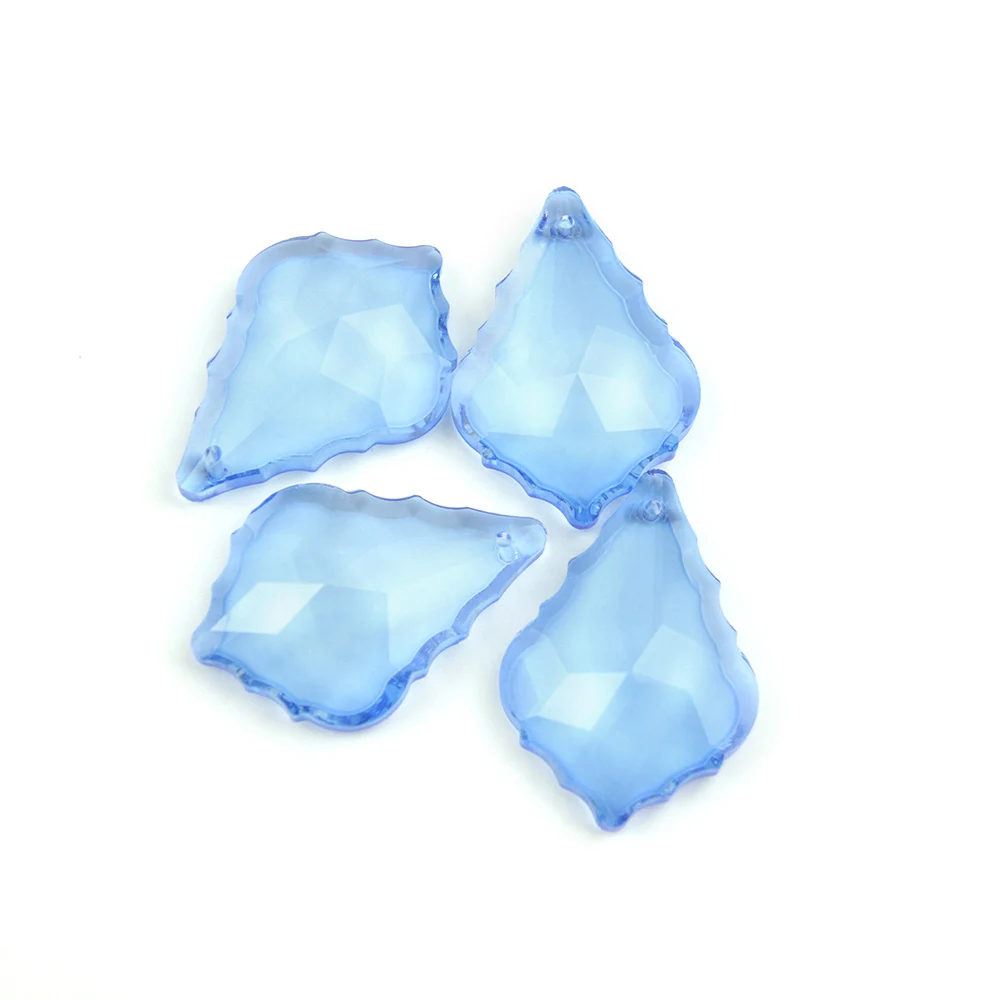 38mm/50mm Maple Leaf Shape 20pcs/lot Crystal Glass Lighting Hanging Prism Pendants Home Decoration Accessories for Chandelier | Лампы и