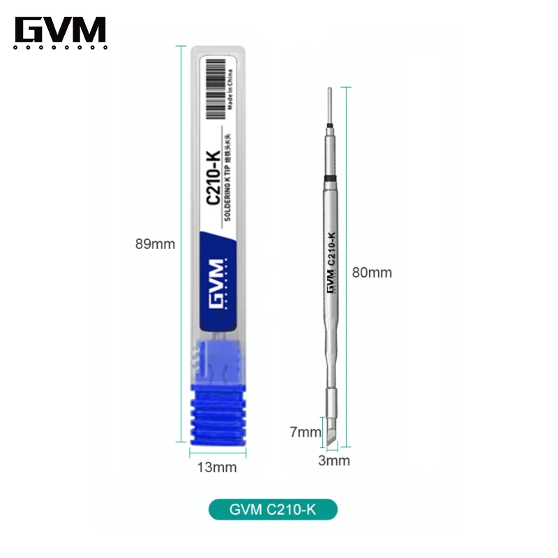

Наконечники паяльника GVM C210 для GVM T210