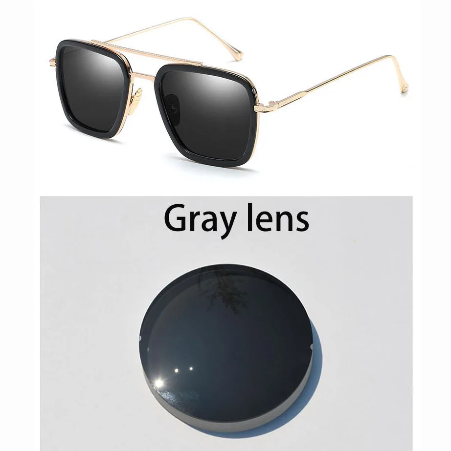 Черный Брендовые солнцезащитные очки для близорукости Mes's Glasse Oculos anteojos opticos мужские солнцезащитные очки по рецепту очки gafas gradas - Цвет оправы: Черный