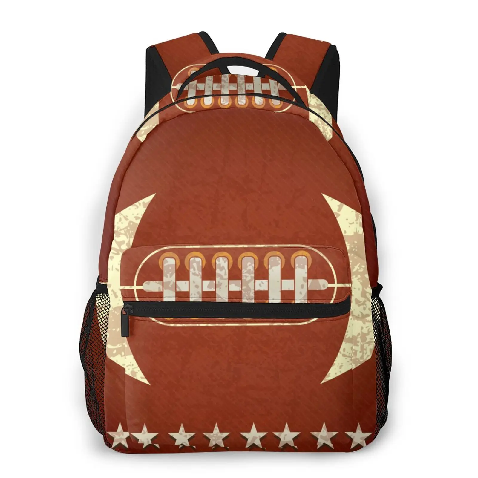 

Fashion Girl College School Bag Casual New Unique Women Backpack American Football Book Packbag for Teenage Travel Shoulder Bag
