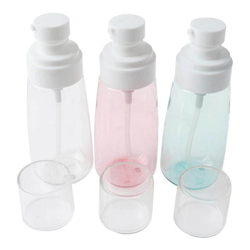 

1PCS 60ml /100ml Refillable Bottle Portable Travel Cosmetic Container Lotion Shampoo Squeeze Container Bottle High Quality