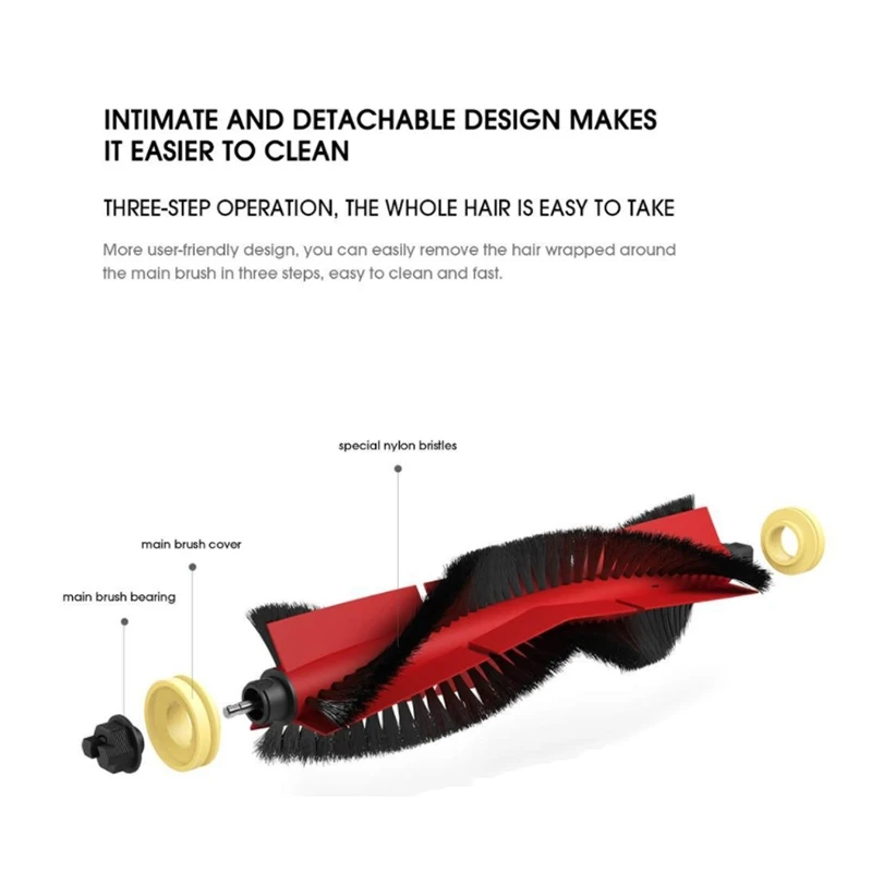 

Mopping Cloths Main Brush Filter Side Brush for Xiaomi RoborockS6 S5 MAX S60 S65 S5 S50 E25 E35 Vacuum Parts Accessories