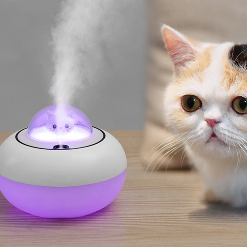 

Новый увлажнитель милый питомец мини домашний маленький увлажняющий ароматерапия авто творчество воздушный Кот USB увлажнитель светодиодн...