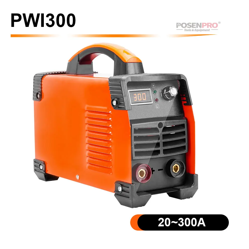POSENPRO сварочный аппарат серии 5.2KVA DC инвертор дуговой электросварщик для сварочных работ для пайки сварочное оборудование - Цвет: PWI300 Orange