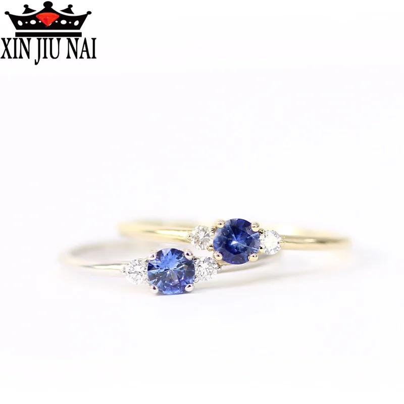 Модное простое сапфировое кольцо с подвеской сексуальные женские модельные