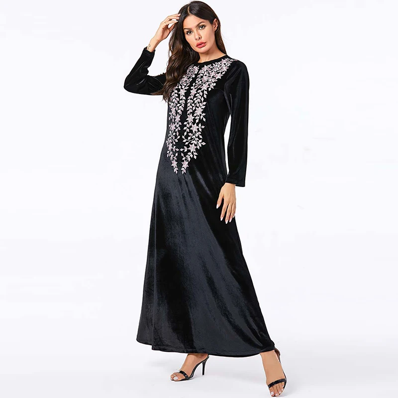 Мусульманское платье мусульманское турецкое модное размера плюс женское Дубай