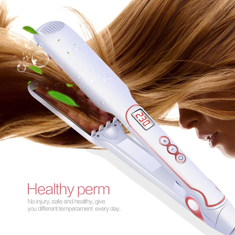 

Hair Volumizing Iron Fluffy Hair Straightener Flat Iron Straightening Styling Tools Ceramic Curling Iron Corrugated Hair Curler