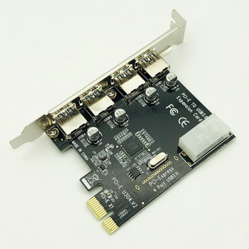 Профессиональный концентратор PCI Express на USB 3 0 адаптер с 4 портами PCI-e для