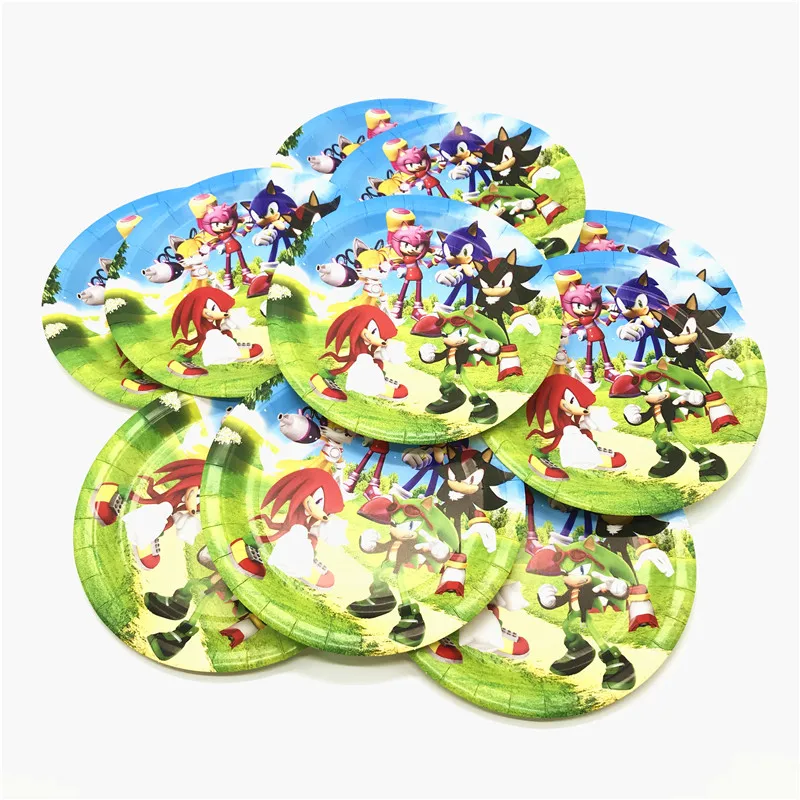 Лидер продаж бумажные салфетки из мультфильма для игр и вечеринок скатерти чашки