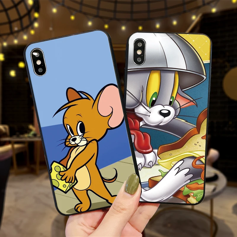 Чехол Tom the cat и jack mouse для Xiaomi Redmi Note 5 S2 7 Plus 6 3 3S Pro 4A 4X 5A 6A Prime mi 9 8 RG Lite | Мобильные