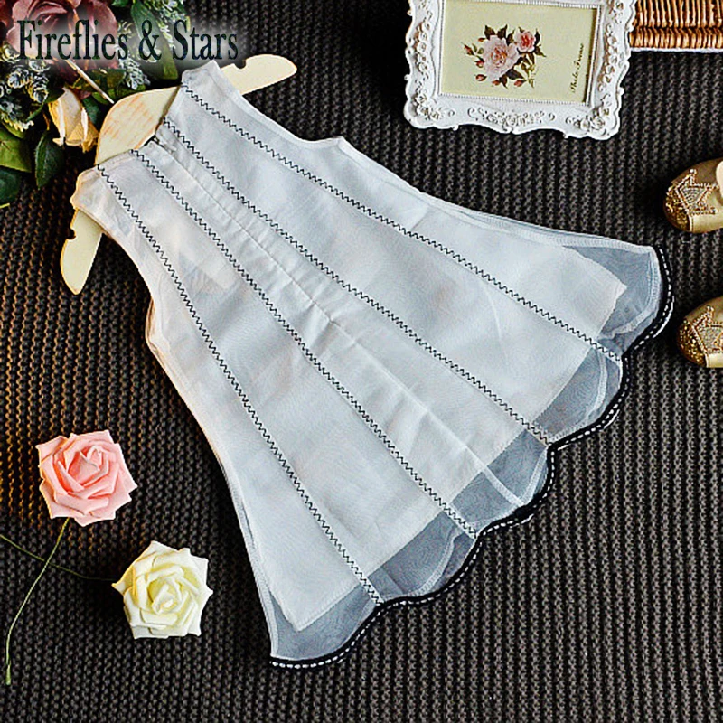 Summer girls dress baby princess kids vestidos children fashion clothes sleeveless 3d butterfly Eugene yarn 2 to 7 yrs | Детская одежда