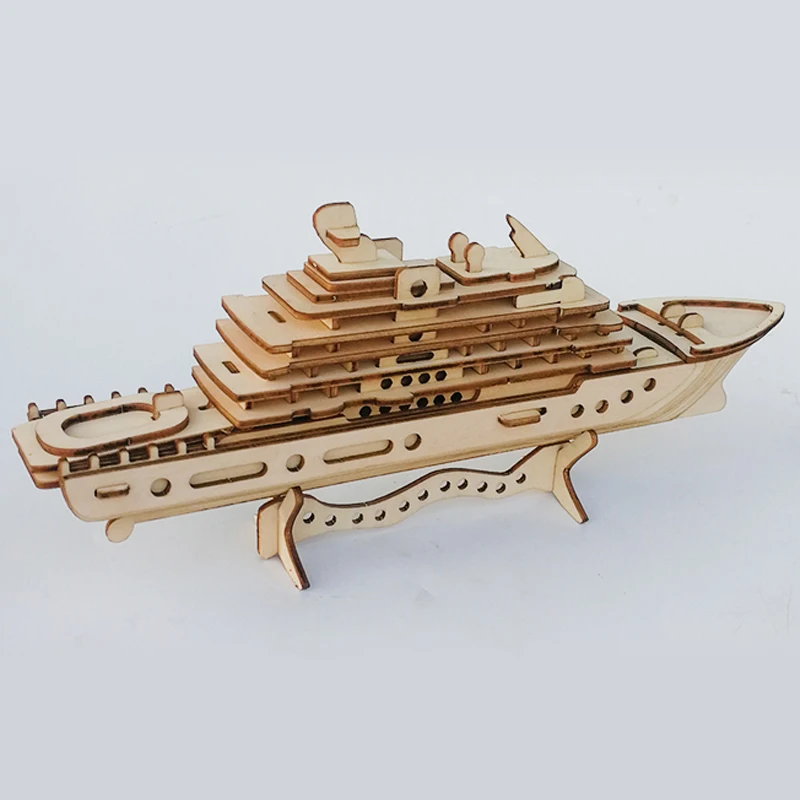 Новинка игрушки пазлы детская деревянная 3d модель корабля пазл тетралогия