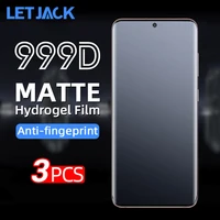 999d no fingerprint matte hydrogel film for samsung galaxy note 20 ultra 8 9 10 plus s8 s9 s10 s20 s21 s22 plus s10e soft film