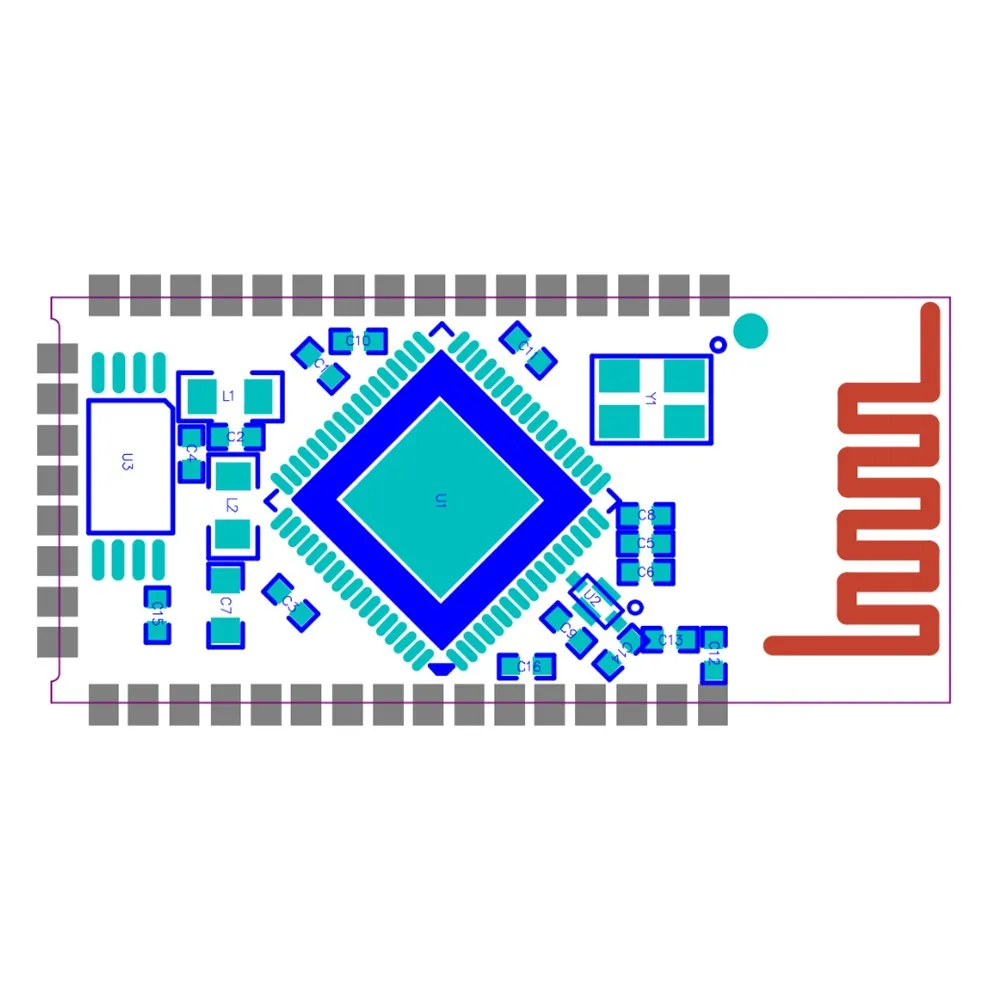 500 шт./лот BTM625/CSRA64215 Bluetooth 4 2 аудио модуль I2S выход/TWS/aptx-ll 4M SPI флэш-память чип |