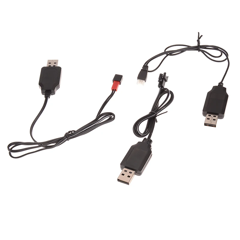 

New 3.7V Battery Usb Charger Sm-2p Jst Xh2.45 X5 For Rc Helicopter Quadcopter Toy