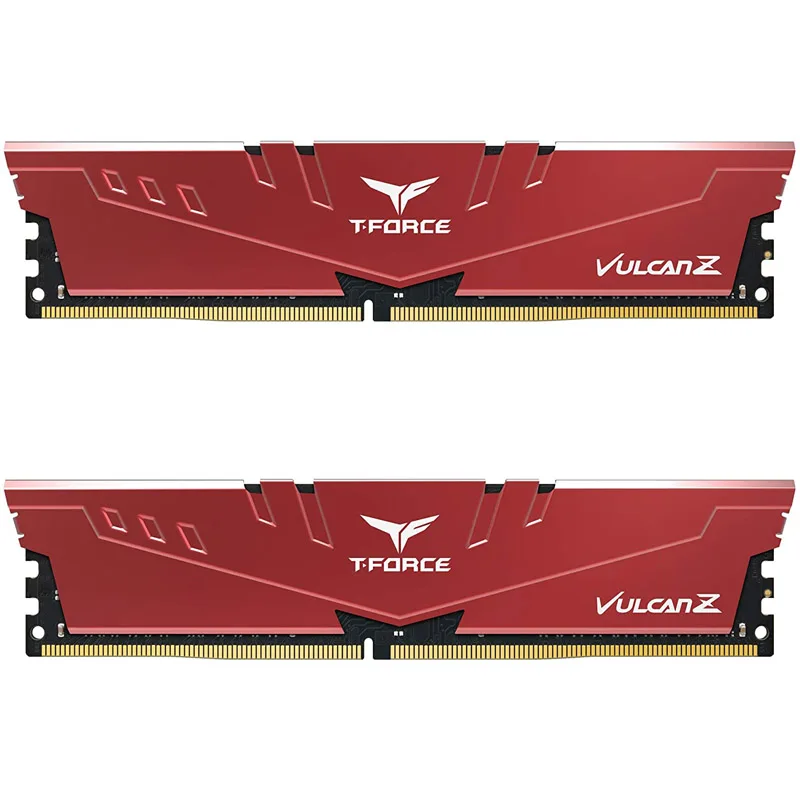 

Оперативная память TEAMGROUP DDR4 T-Force Vulcan Z, 8 ГБ, 16 ГБ, 2666 МГц, 3200 МГц, Настольный модуль памяти, красный