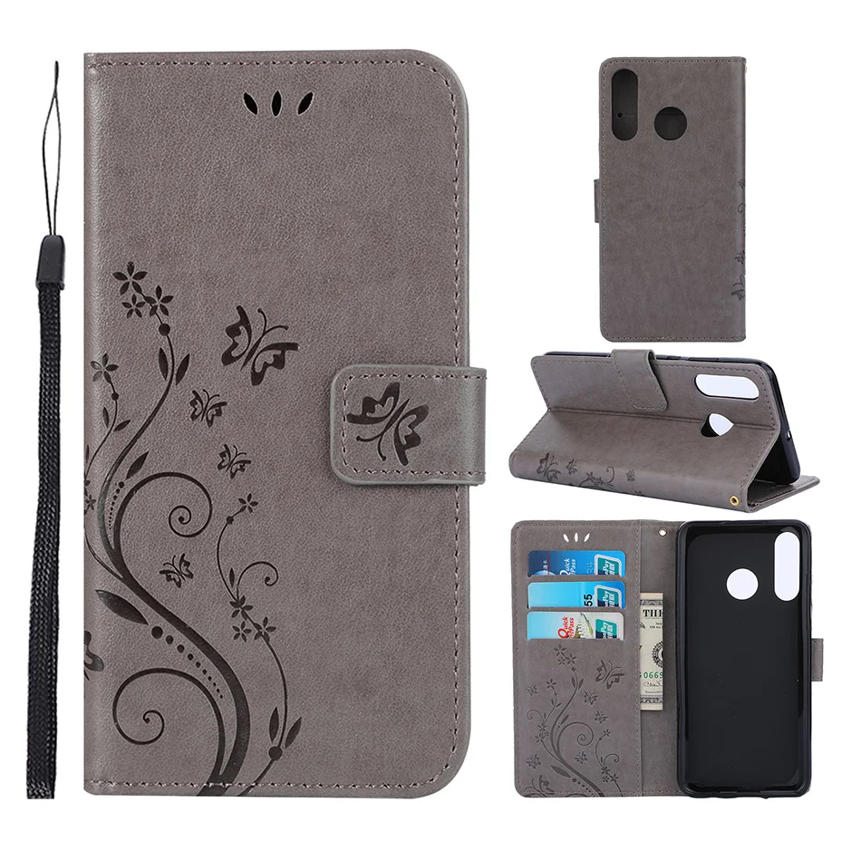 Модный кожаный чехол-бумажник с откидной крышкой для Coque huawei Y5 Prime Y6 Pro Y7 P9 Lite Mini P20 Lite mate 30 чехлы для телефонов