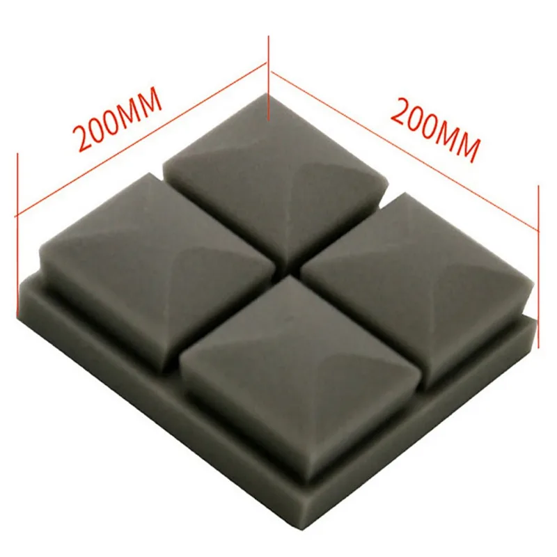 5pcs Soundproofing Foam Acoustic Wedge Panel Board Sound Treatment Studio Room Absorption Sponge Tiles | Обустройство дома