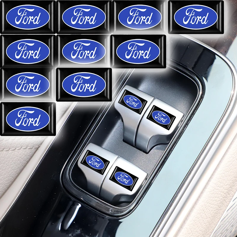 3D эпоксидная Автомобильная наклейка флаги эмблема украшение для Ford Focus 2 3 4 MK2 MK3 MK4