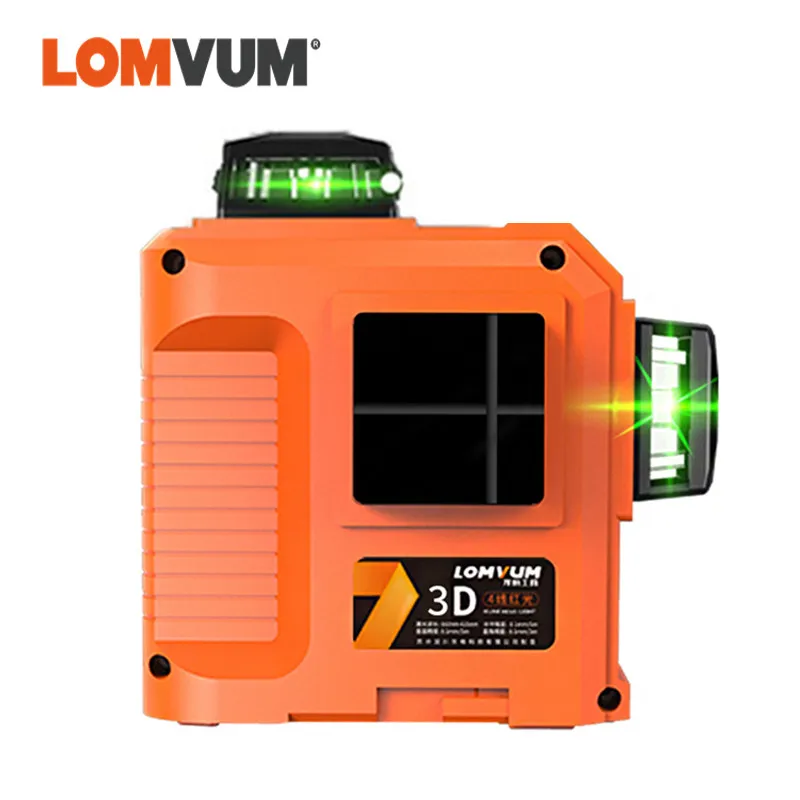 LOMVUM портативный лазерный уровень 360 градусов самонивелирующийся крест Nivel
