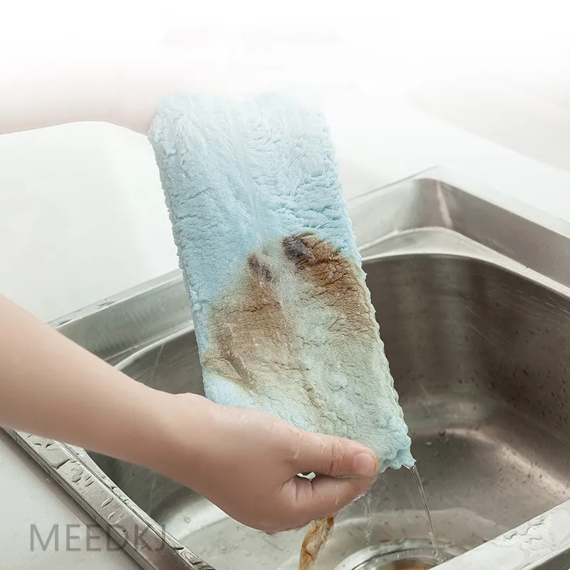 5 шт. кружевная флисовая салфетка для мытья посуды | Дом и сад