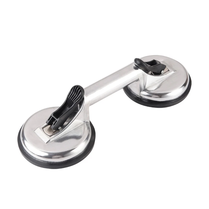 

Сверхпрочная алюминиевая двойная ручка (2 чашки) присоска пластина/Подушка для подъема/вытягивания стекла