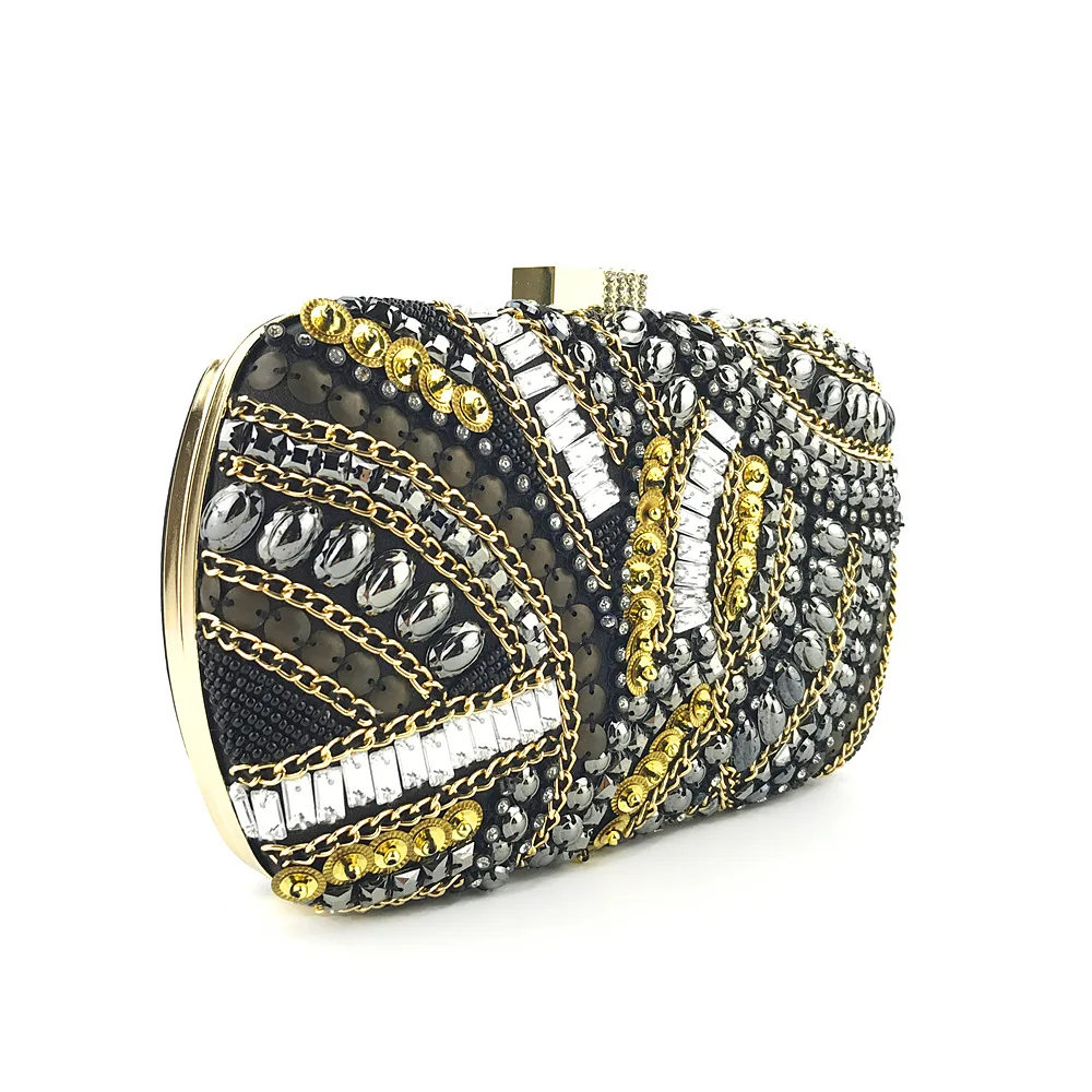 Необычные Бисероплетение Дизайн Роскошный кошелек клатчи цепи сумки