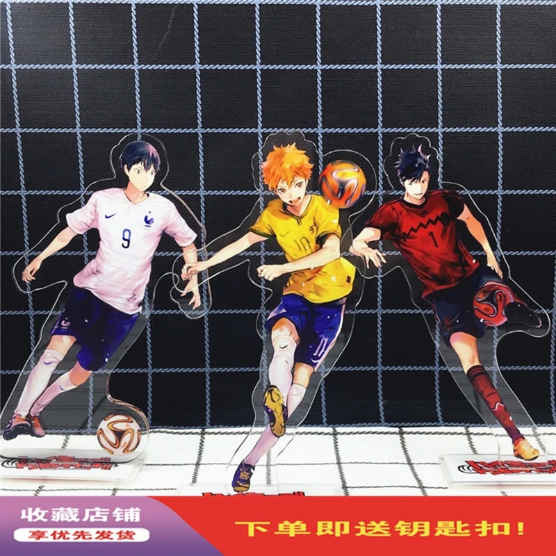 

Anime Haikyuu!! Stand Figure Model Plate Acrylic Hinata Shoyo Tobio Kageyama Double Sided Desk Decor Ornaments Xmas Gifts New