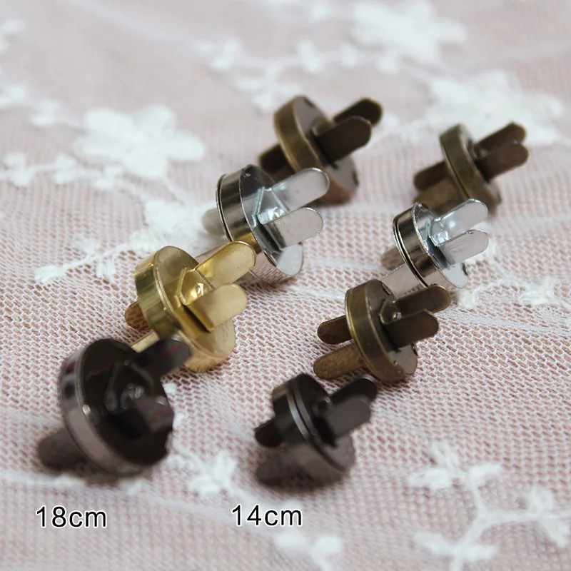 Diy магнитная пряжка золотого, серебряного, бронзового цвета, пистолет, черные сумки, магнитные застежки, застежка, кнопка, пряжка, сумочка, сумка для шитья, ремесло