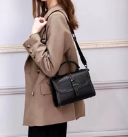 6 pcs wholesale 2021 new style women luxury designer genuine leather bags shoulder messenger bag