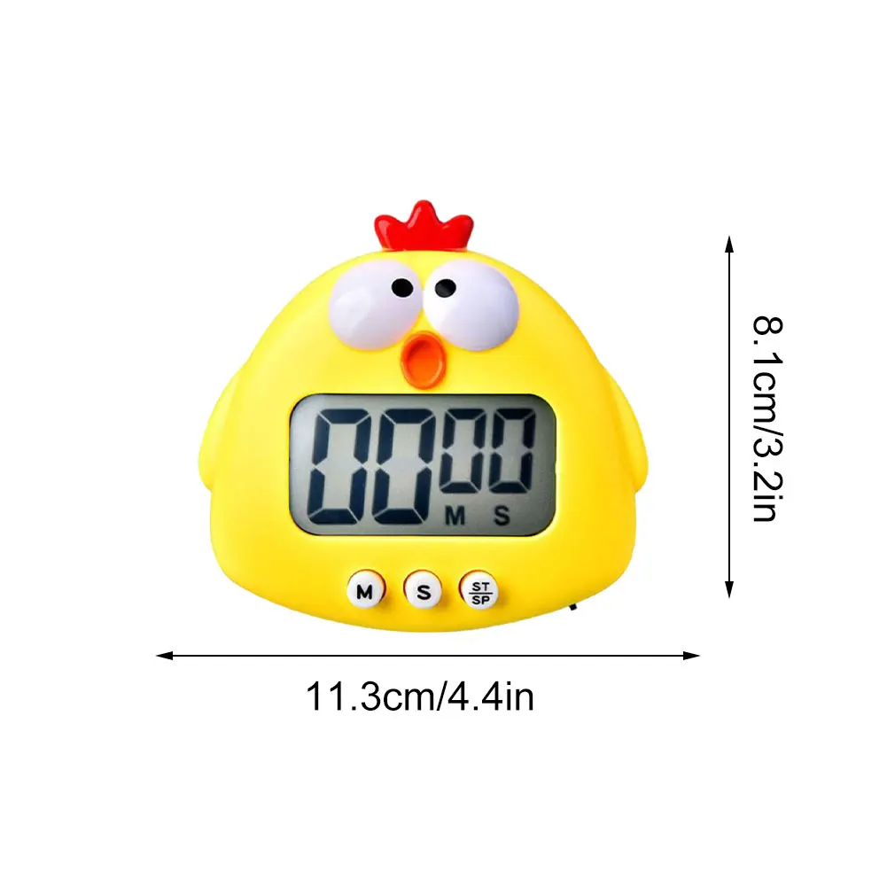 Цифровой кухонный таймер большой цифровой Громкий будильник Магнитная