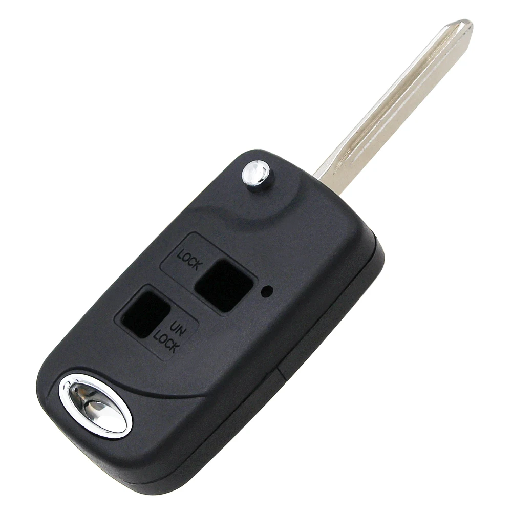 Откидной Чехол с 2 кнопками и дистанционным управлением для Toyota Yaris Carina Corolla Avensis